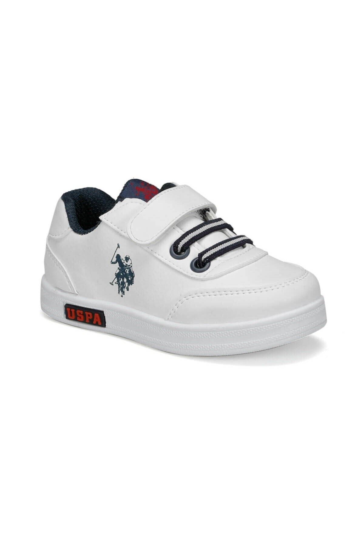 U.S. Polo Assn. As00266628 100429454 Cameron Wt 9pr Erkek Çocuk Patik Günlük Ayakkabı Beyaz