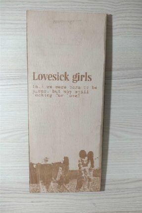 Blackpink Lovesick Girls Albüm Kapağı Ahşap Kazıması 0101