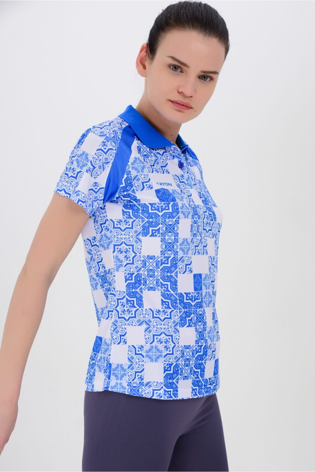TRYON-Women's Polyester Polo T-shirt Eliz 3