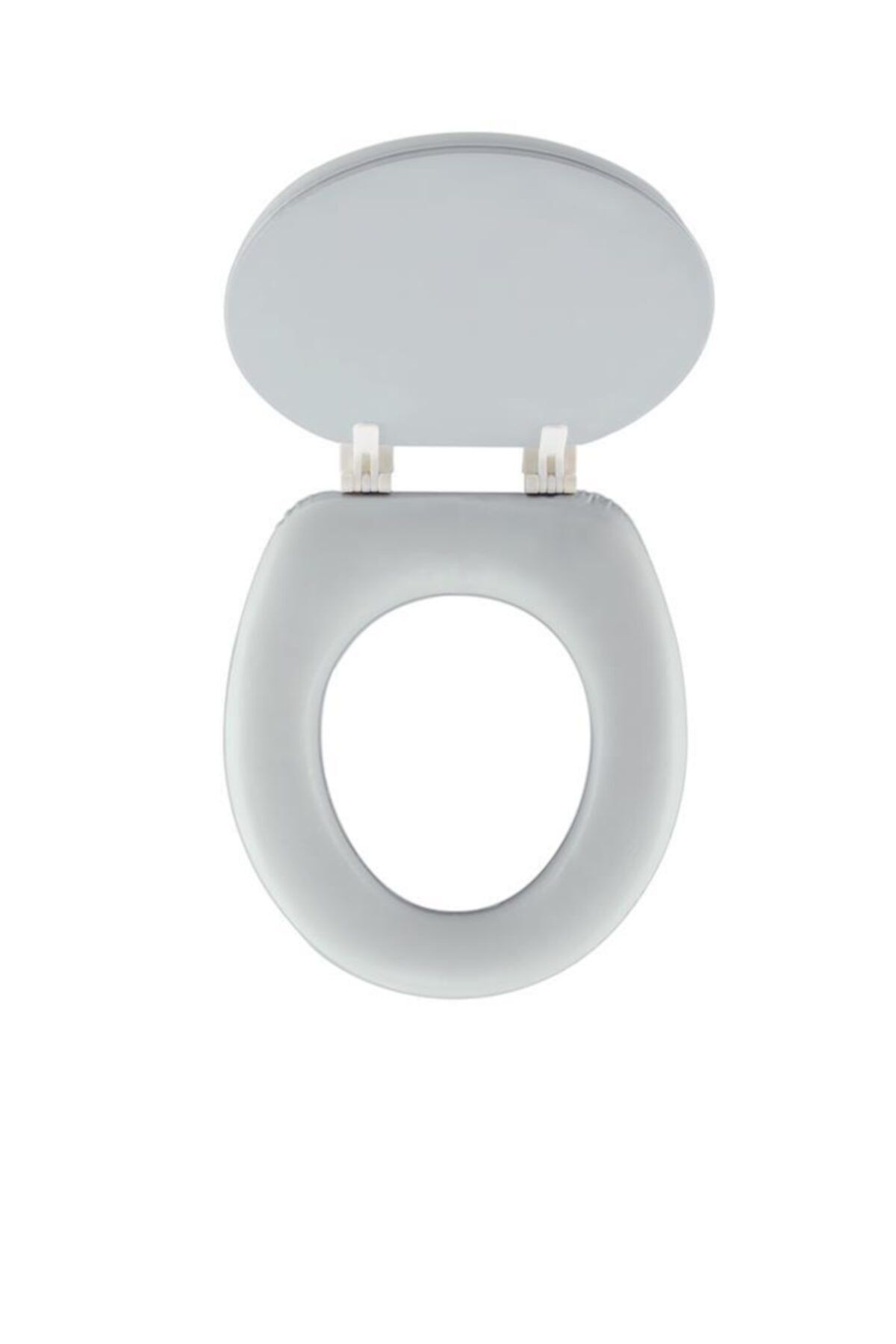 Gray padded toilet seat hotsell