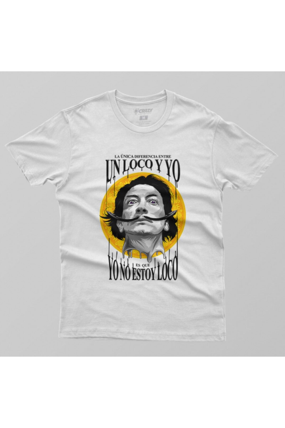 Crazy-Salvador Dali Un Loco Yyo Men's T-Shirt 2