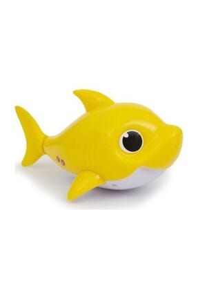 Baby Shark Yüzen ve Sesli Figür Banyo Oyuncağı Sarı BAH03000S