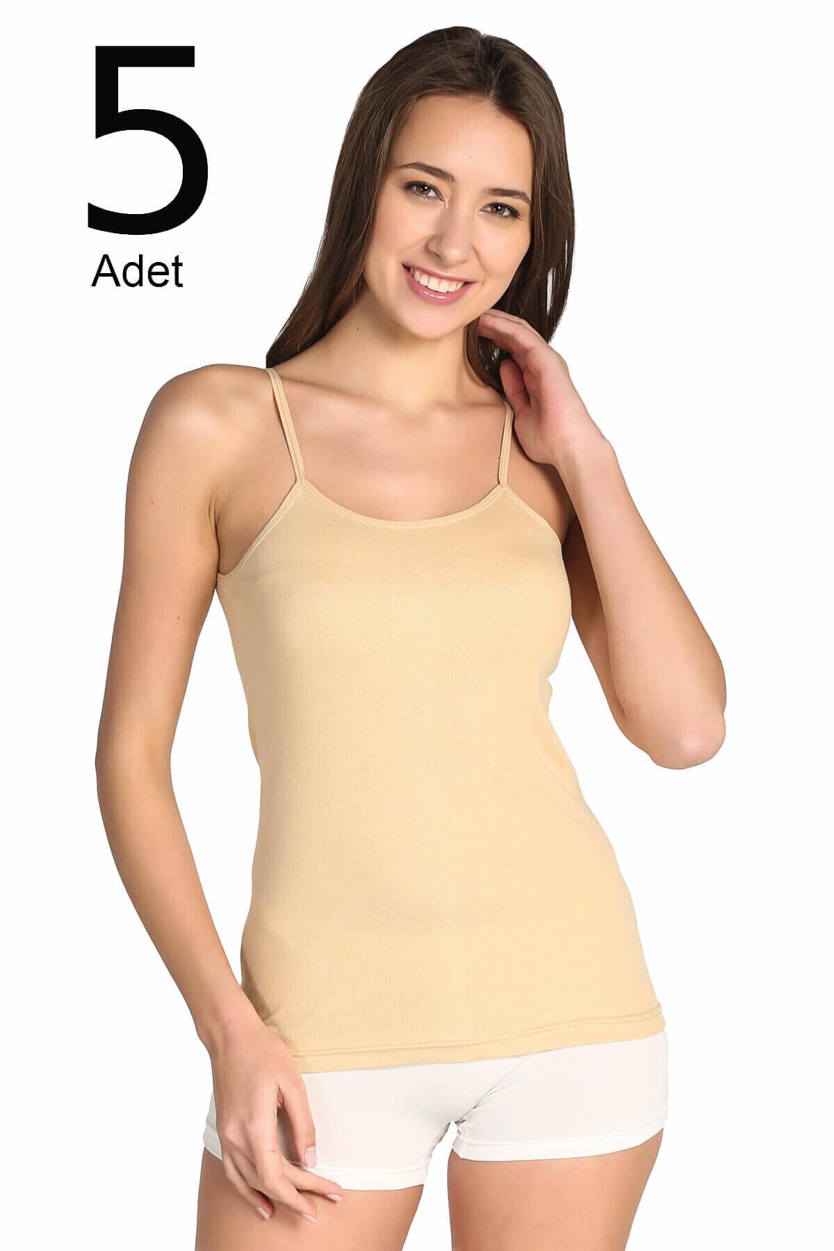 Tutku-Pachet de 5 piese pentru femei, cu bretele de frânghie ELF568T0135CCM5 2