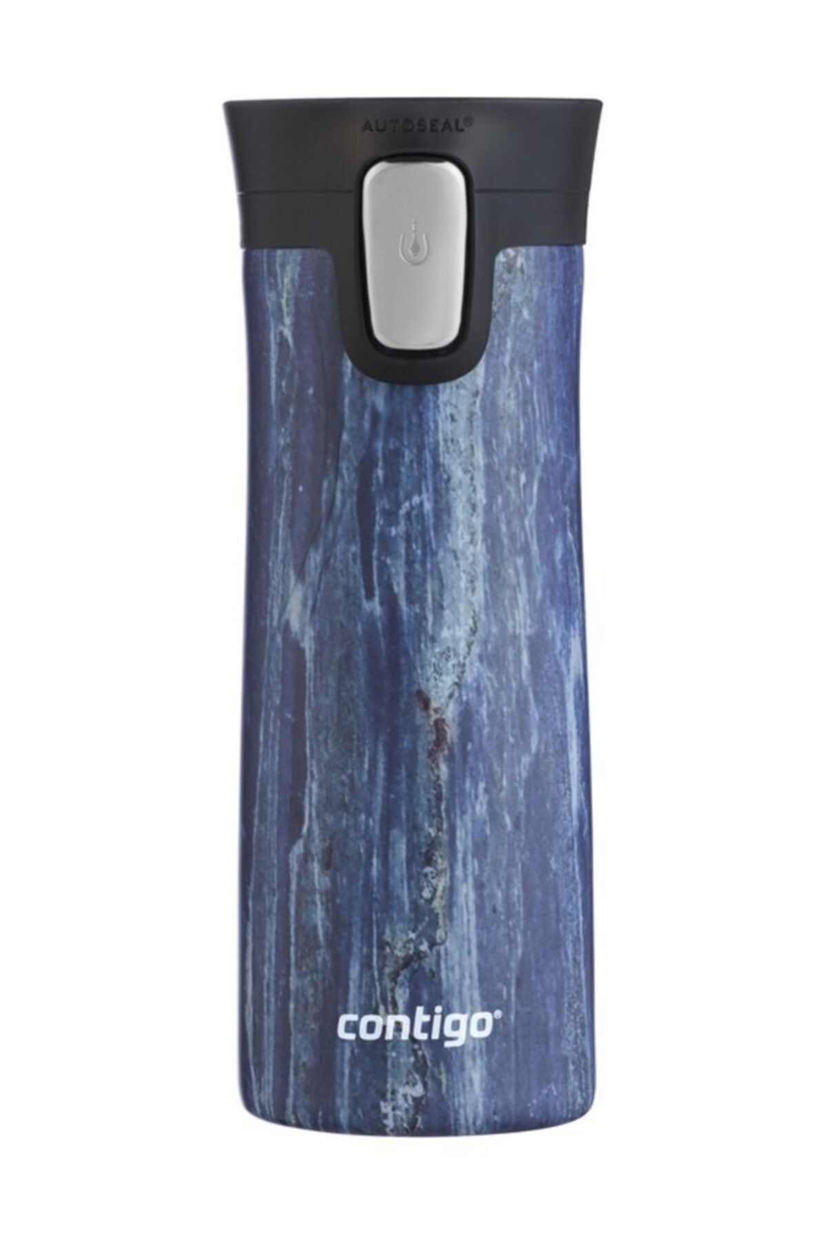 Contigo-Pinnacle Couture ترمس من الفولاذ المقاوم للصدأ قارورة حرارية 420 مل بلو سليت2106511 4