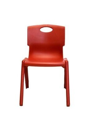 Kırmızı Kırılmaz Çocuk Sandalyesi - Kreş Ve Anaokulu Sandalyesi 8 Adet kırmızıkırılmazsandalye-593