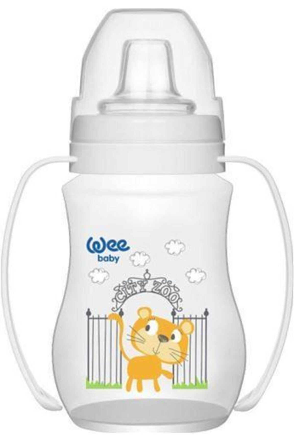 Wee Baby Akıtmaz Kulplu Pp Bardak 6ay+ 250ml - Beyaz