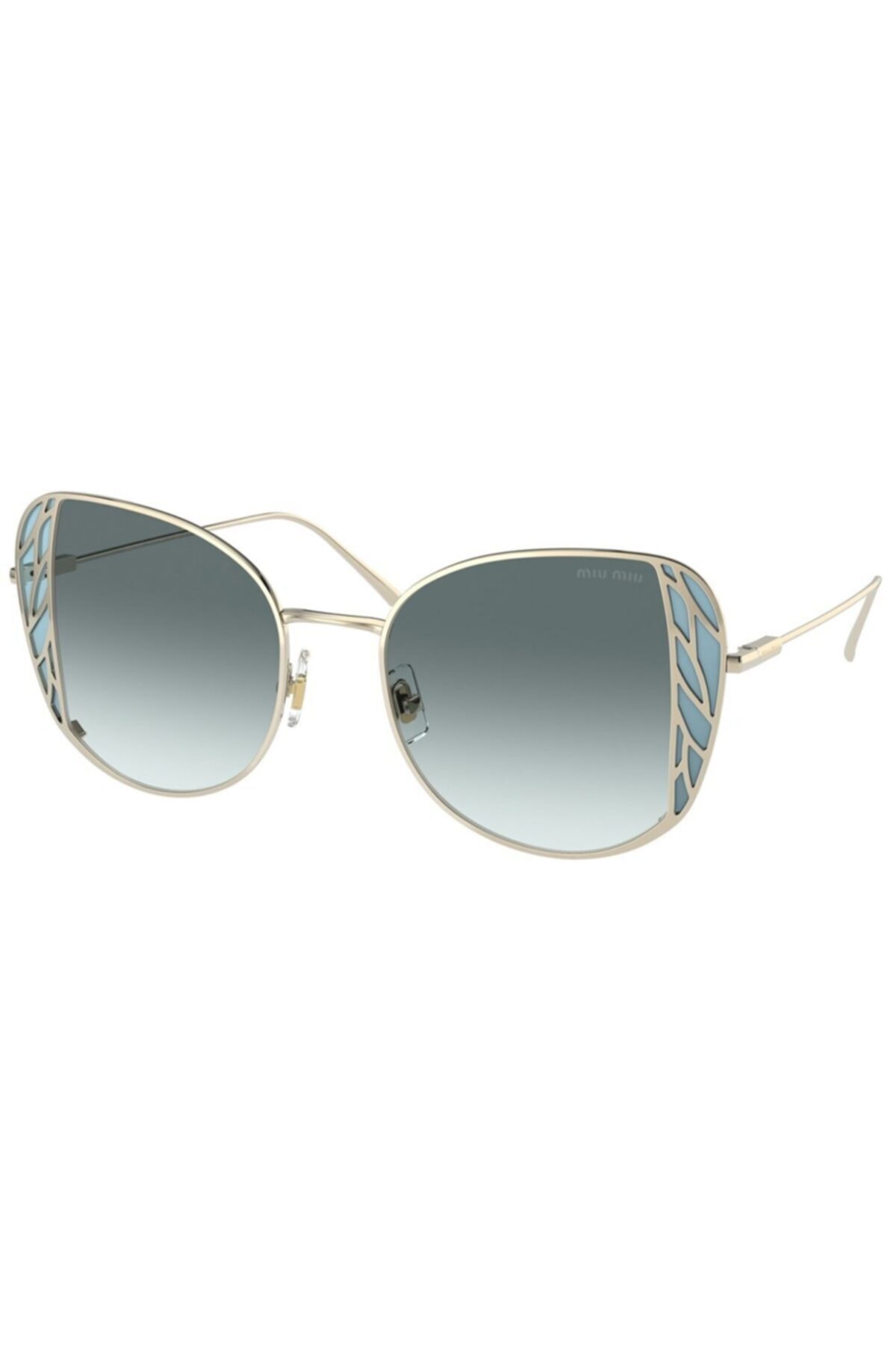 小物 miumiu sunglasses Miu Miu Women's Blue Sunglasses Mu 57xs 52 Zvn05n Miu Miu - Trendyol