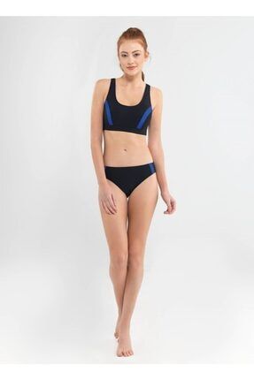 Kadın Sporcu Bikini Takımı - 8646 - Siyah
