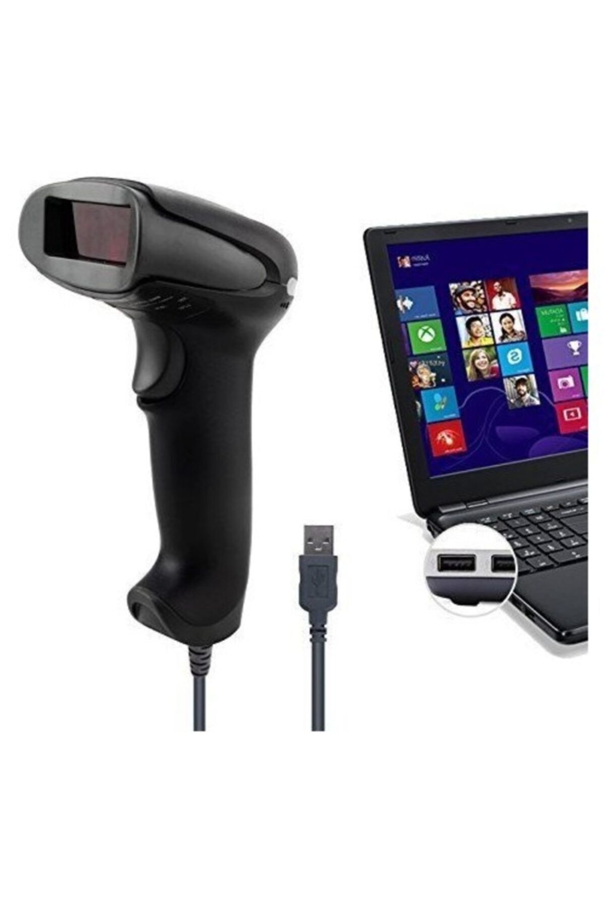 NETUM-Nt 2012 Usb Laser Barcode Scanner Handheld Triggered Ccd Laser Barcode Scanner 3