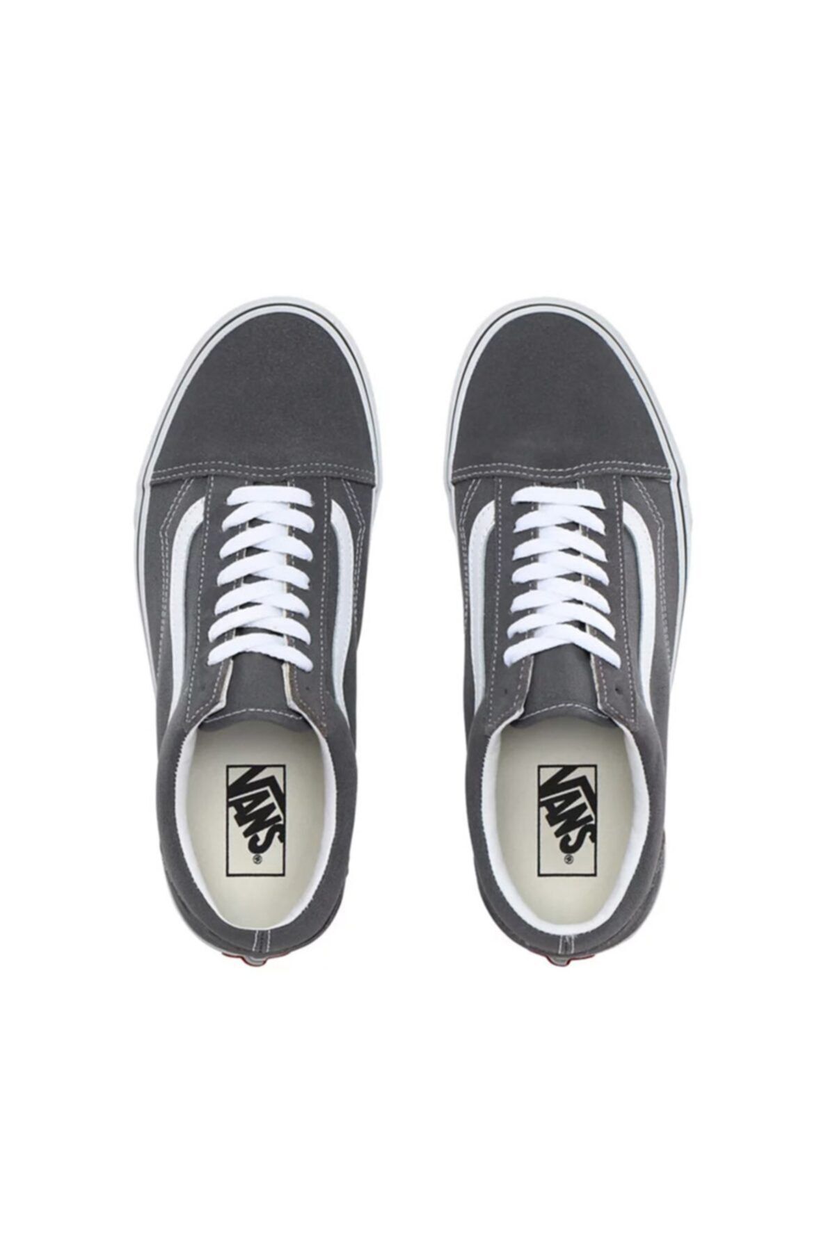 Pewter store white vans