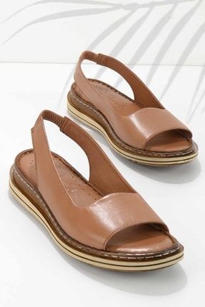 Taba Leather Kadın Sandalet K05907001603