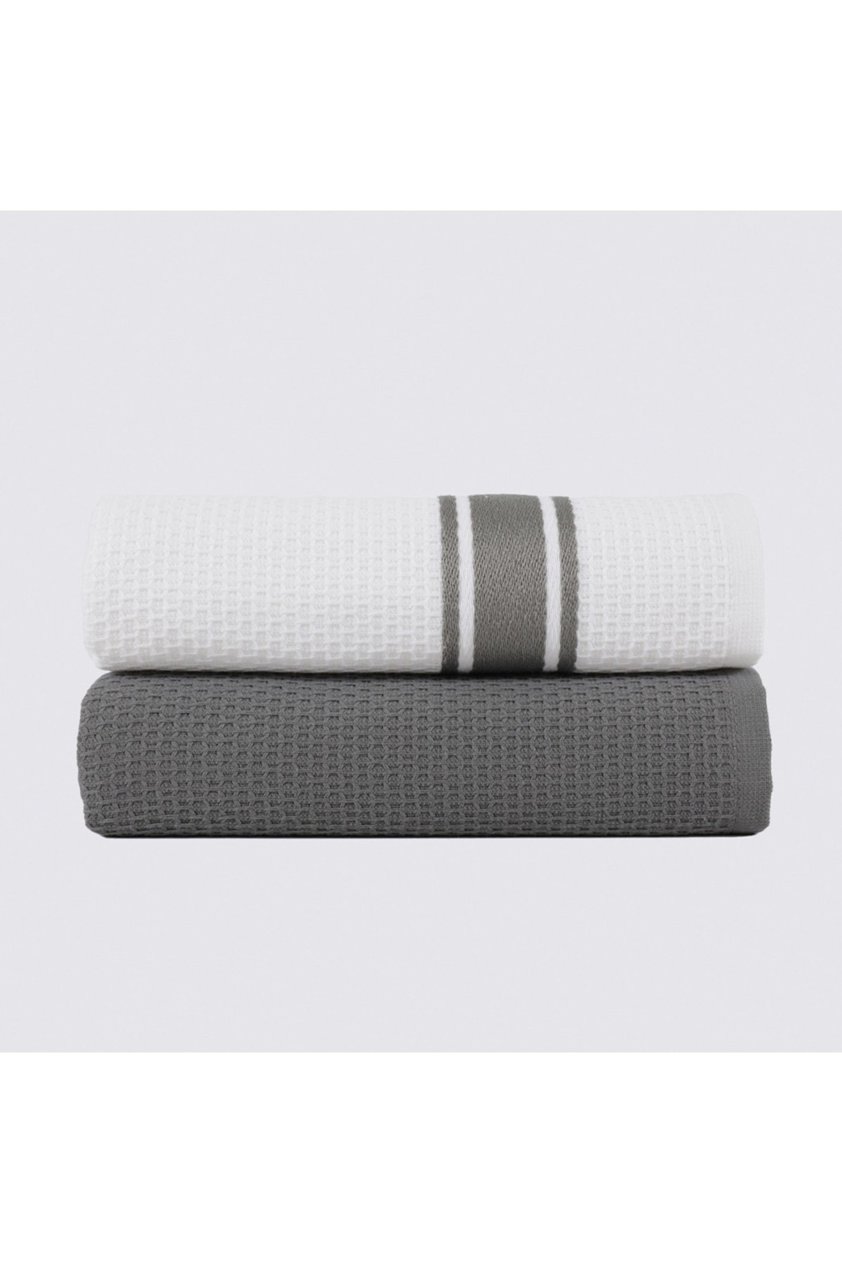 حوله  خاکستری اکوکاتنEcocotton | STK-88621 اورجینال - تصویر 6