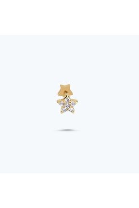 Altın Tragus Yıldız Piercing TRGSYN029-25552