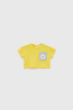 Kız Bebek Sarı T-shirt 22ss0bg2527 22SS0BG2527