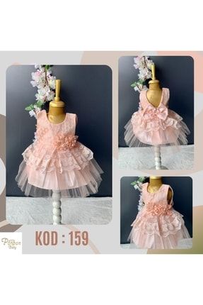 Kız Bebek Mevlüt Elbisesi Yeni Doğan Özel Gün Kıyafeti mt-159