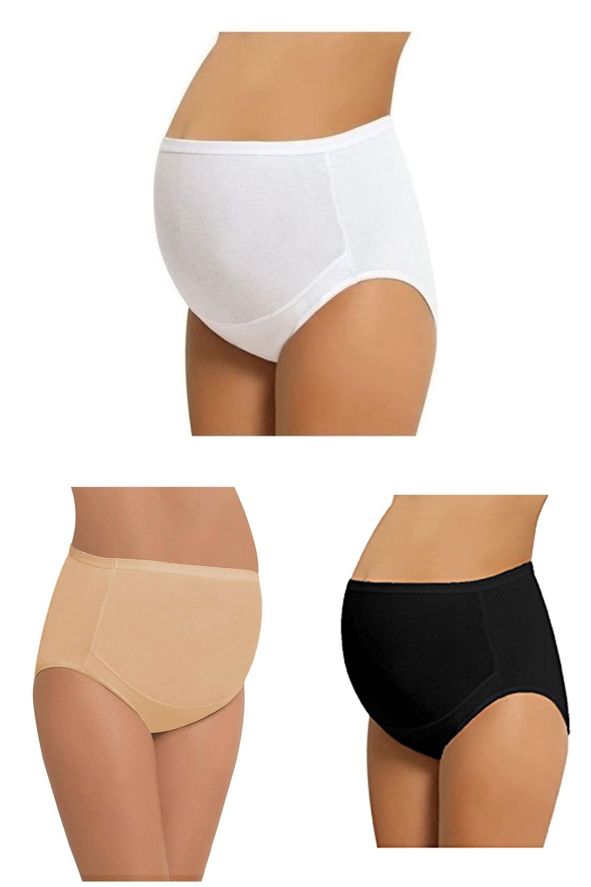 Nbb Women's 3 Pack Cotton Maternity Panties - Trendyol