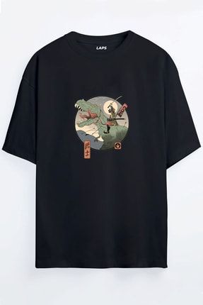 Unisex Dino Samuray Oversize T-shirt Unisex-Tshirt-DinoSamuray