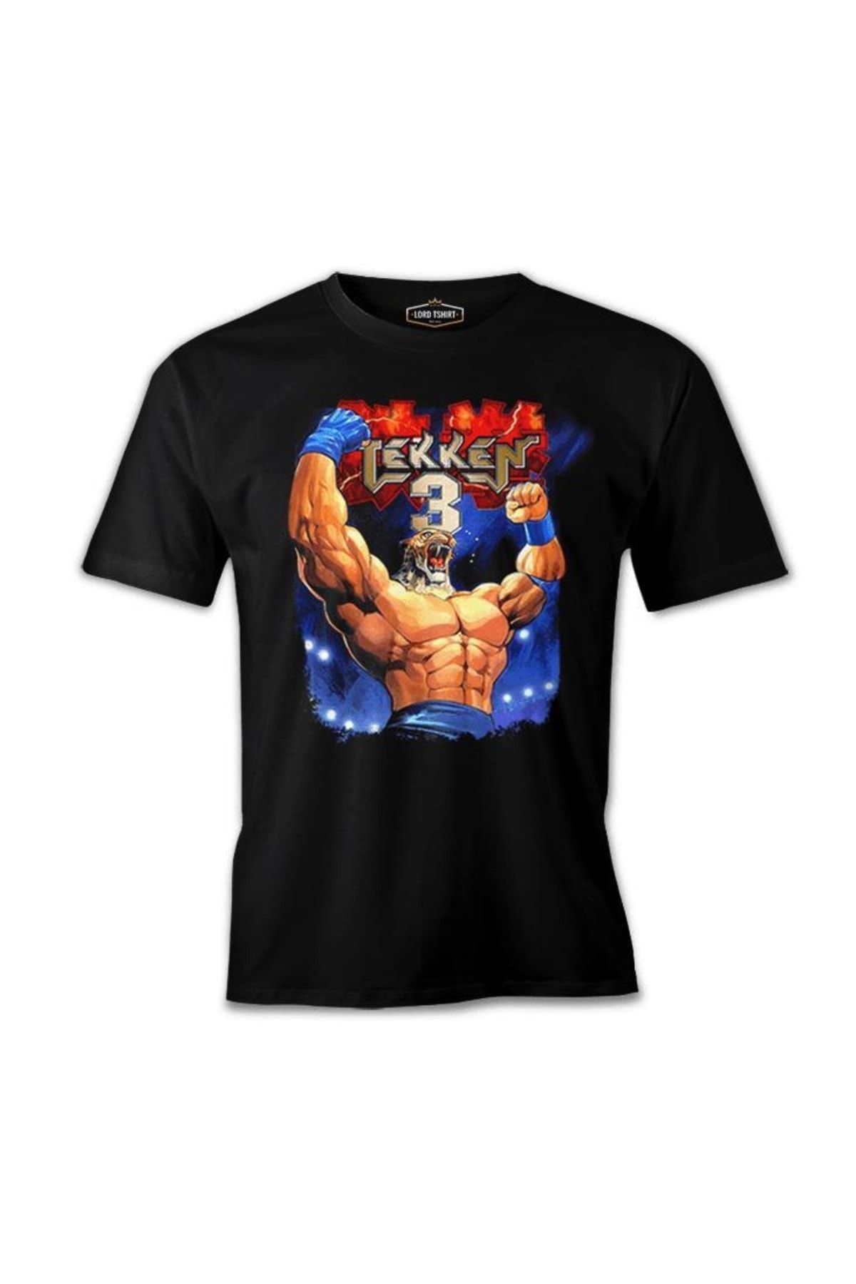 Lord T Shirt Tekken 3 Kaplan Siyah Erkek Tshirt Fiyat Yorumlar Trendyol