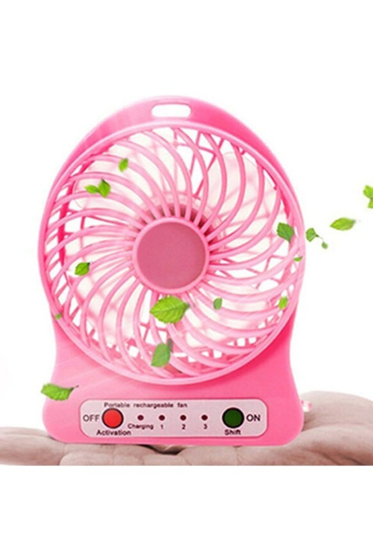 Gomax 3 Kademeli Masaüstü Ve Araç Şarjlı Fan Vantilatör