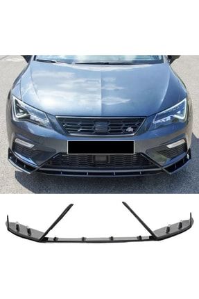 Seat Leon Mk3 Uyumlu Lenz Race Cup Ön Lip Piona Black 2017 2018 2019 2020 3 Parça HSO_21431