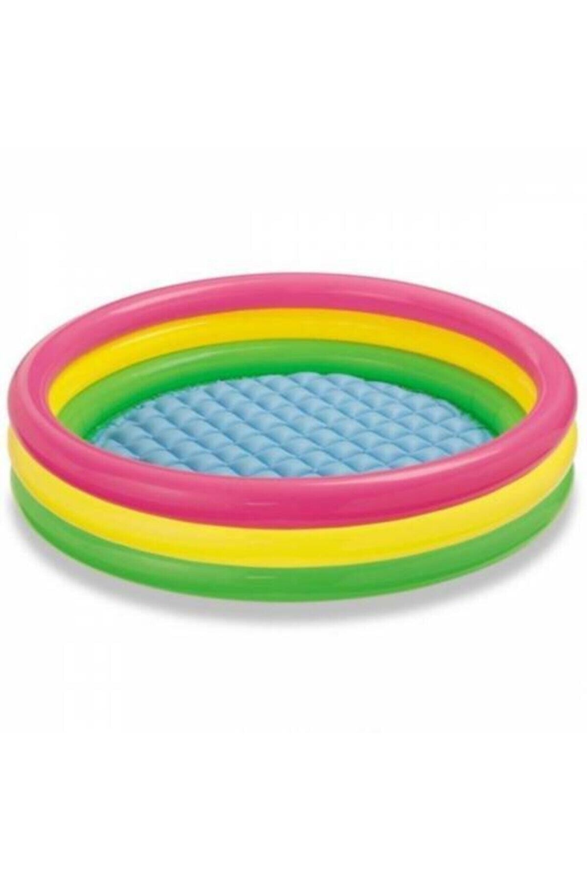 SAZE Lüks Eğitici Bebek Oyuncakları Seti Şişme Havuz 86cm - Top - Bultak - Mini Kule fotoğrafı 2 (önizleme)