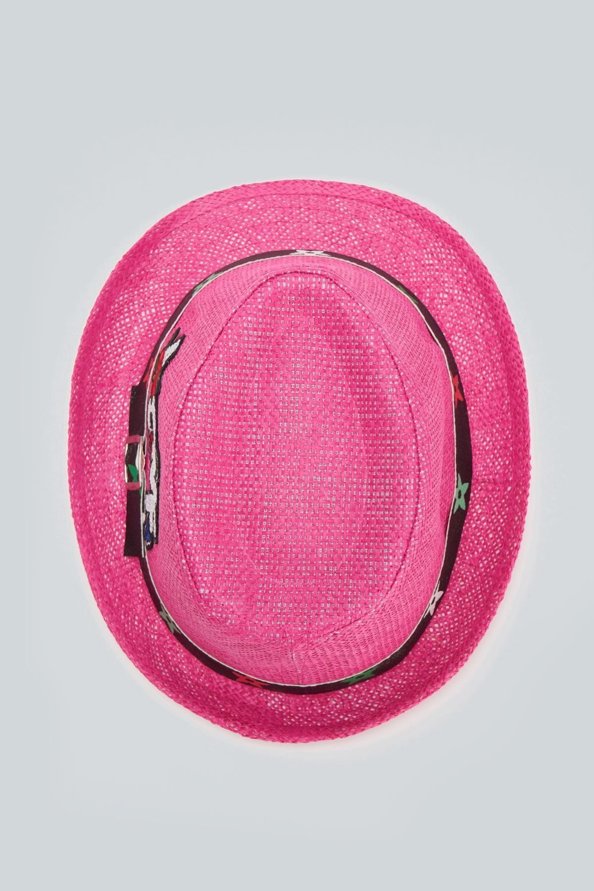Dagi-Straw Fuchsia Hat 1