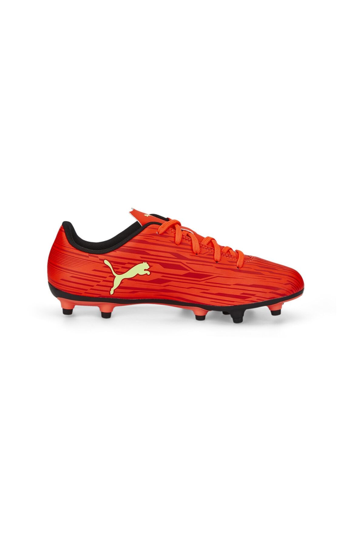 Puma Unisex Football Shoes Rapido III FG AG Jr High Risk Red