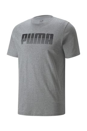 Erkek Spor T-Shirt - MASS MERCHANT STYLE Tee Medium Gray Heat - 58720203