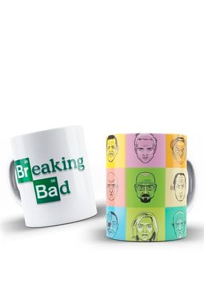 Breaking Bad Temalı Özel Tasarım Baskılı Kupa Bardak 001 breakingbad001