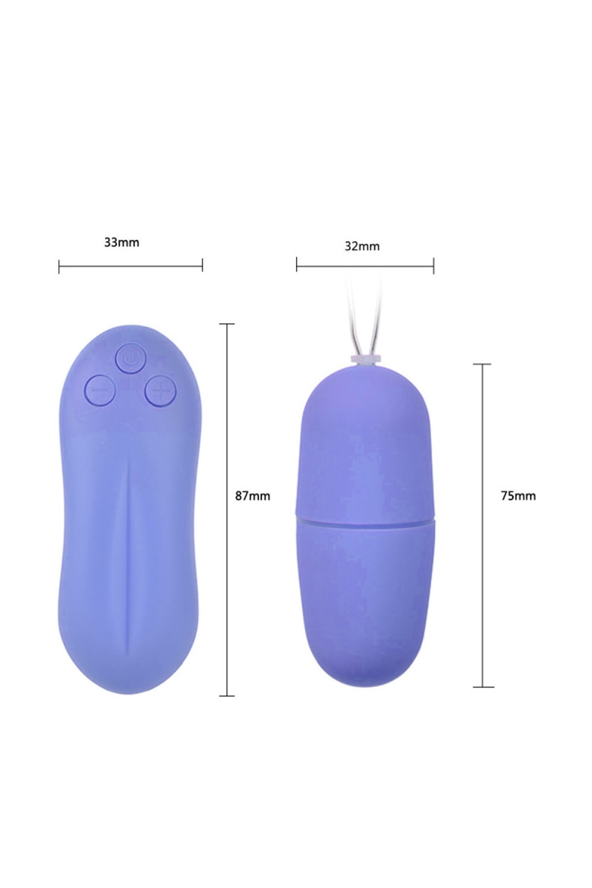 Wireless Egg Vibratör Kumandalı 10 Modlu Dildo 3