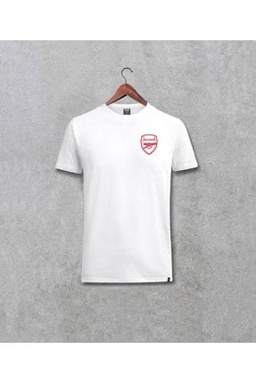 Arsenal Minimal Tasarım Göğüs Baskılı Unisex Tişört 0722716da160230