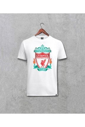 Liverpool Logo Futbol Takım Baskılı Tişört dar77668678