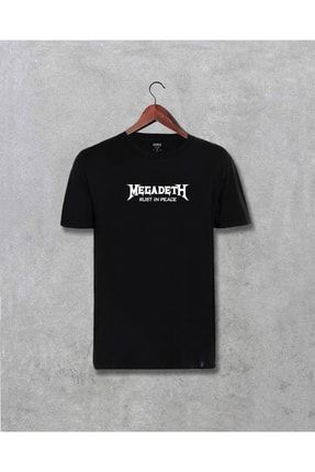 Megadeth Rust In Peace Yazılı Baskılı Unisex Tişört 3283dark11630999
