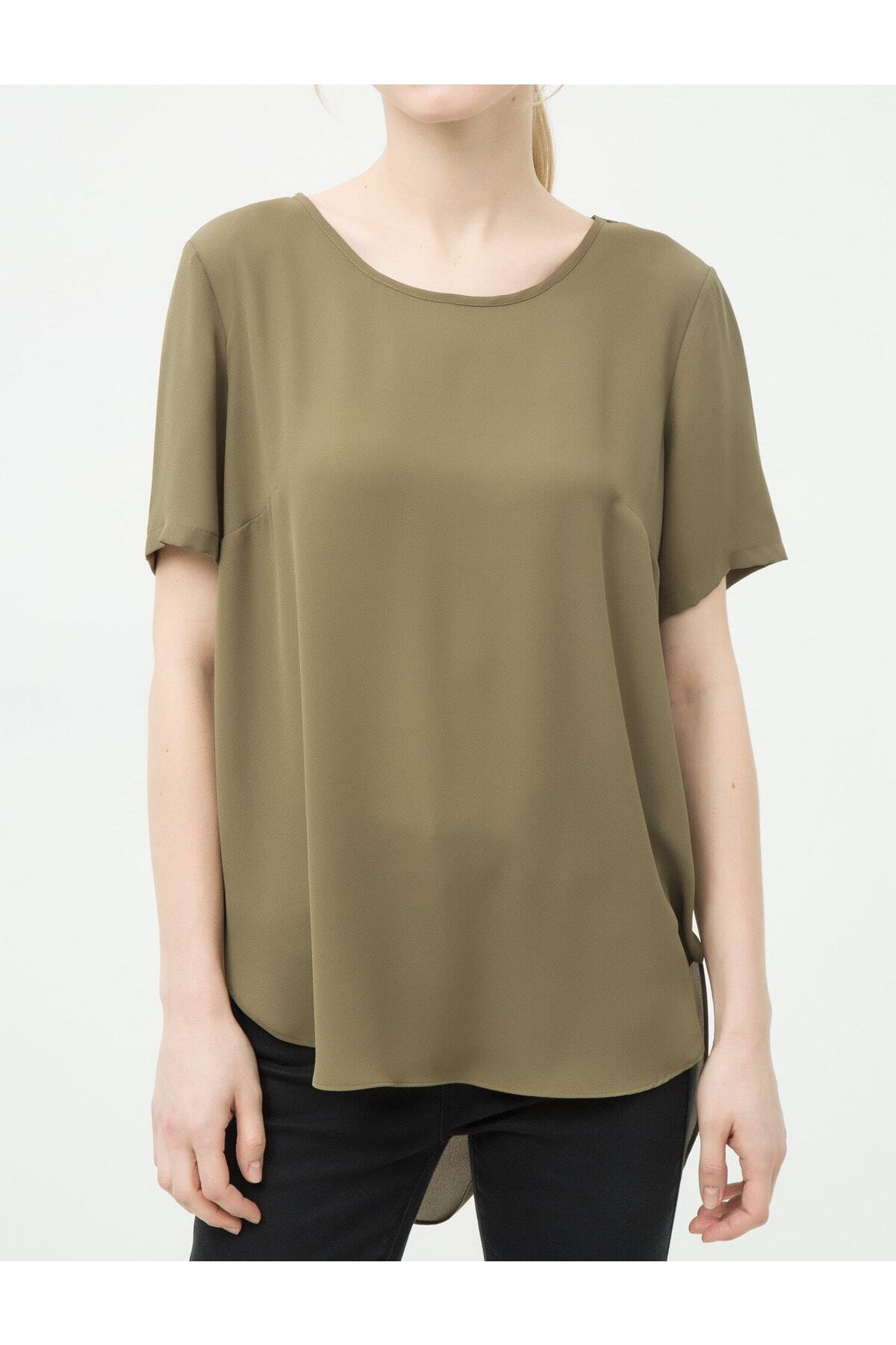 Koton-Damska bluzka khaki 6YAK62640OW 2