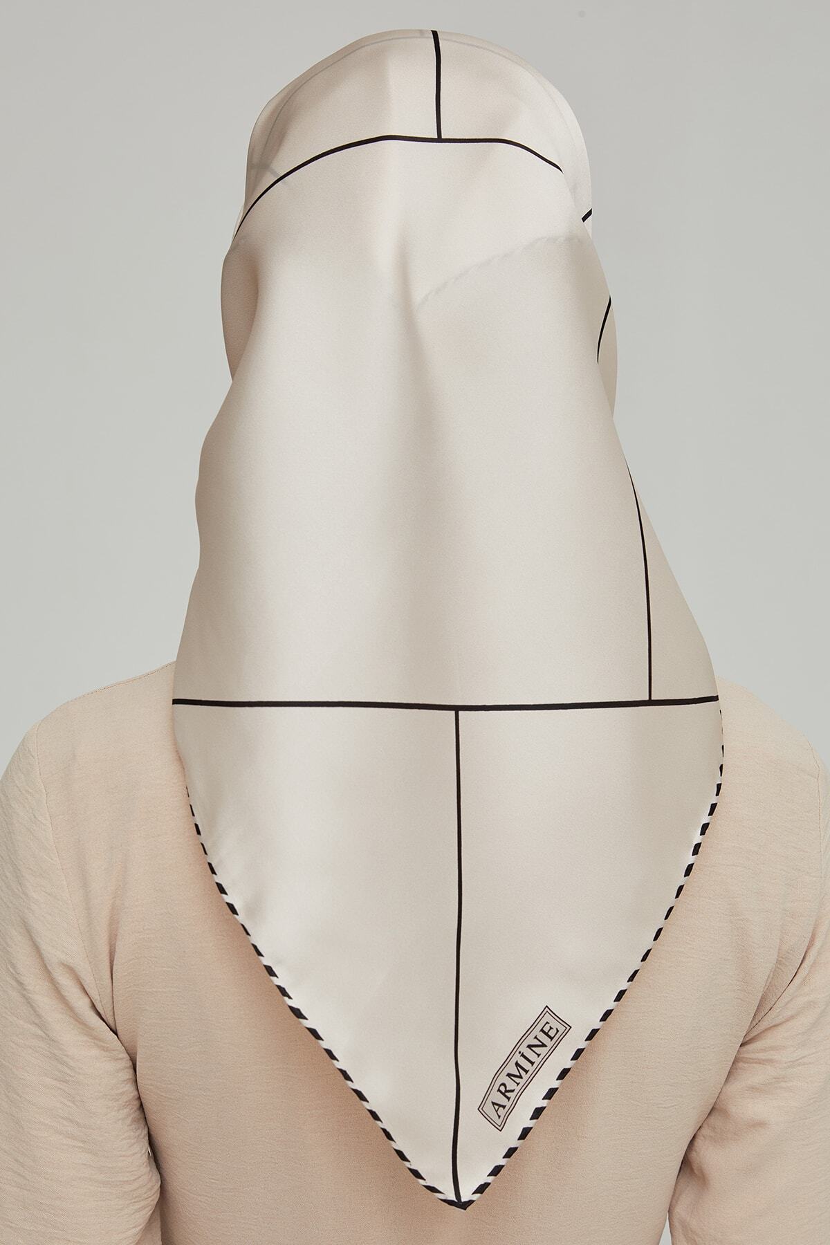 روسری زنانه آرمینه | E21KA8655D03 Armine - Image 4