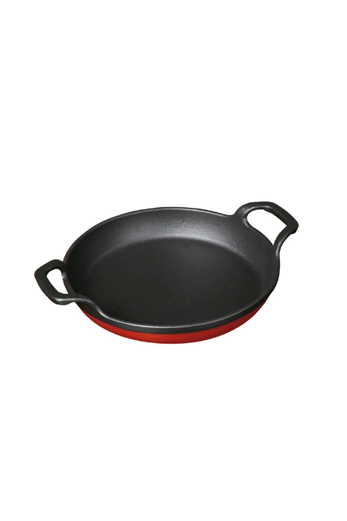 22 Cm Döküm Tava Yumurta Sahanı Kırmızı
