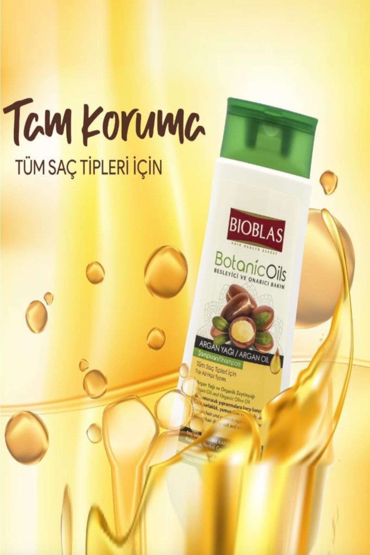 Bioblas-Argan Shampoo and Conditioner - 360 Ml+250 Ml 3