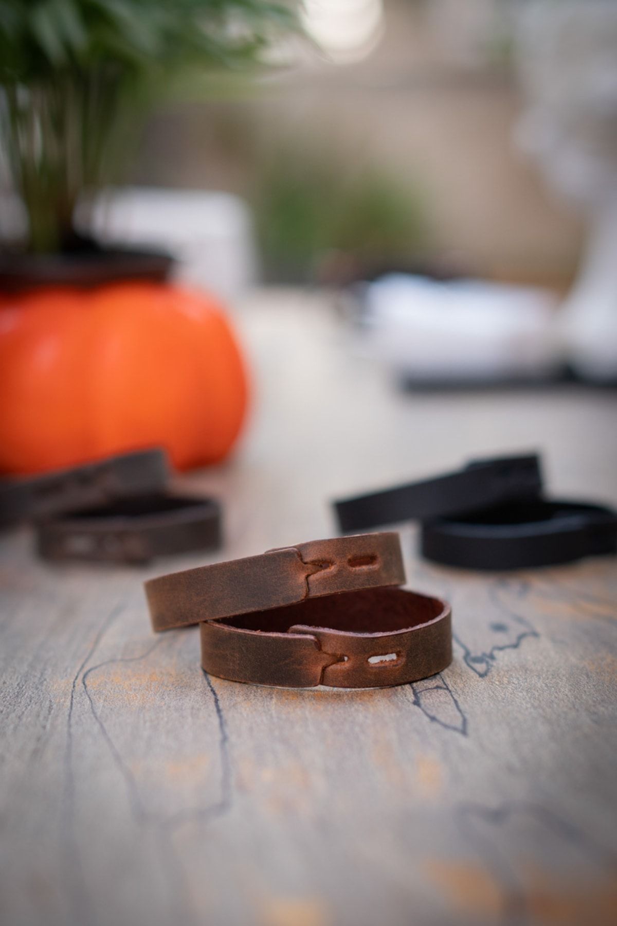 Minimalist leather bracelet cheap