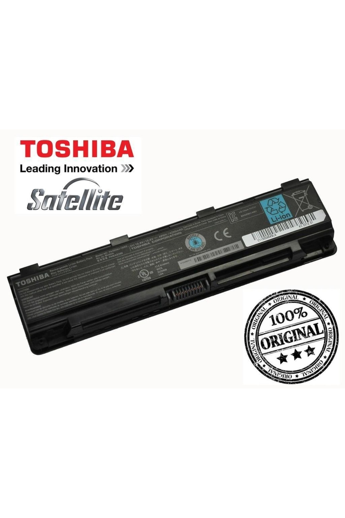 Alfamaks Bilgisayar Toshiba Satellite C850 C855 L850 L855 C50-a C830 L830 Pa5024u-1brs Toshiba Batarya