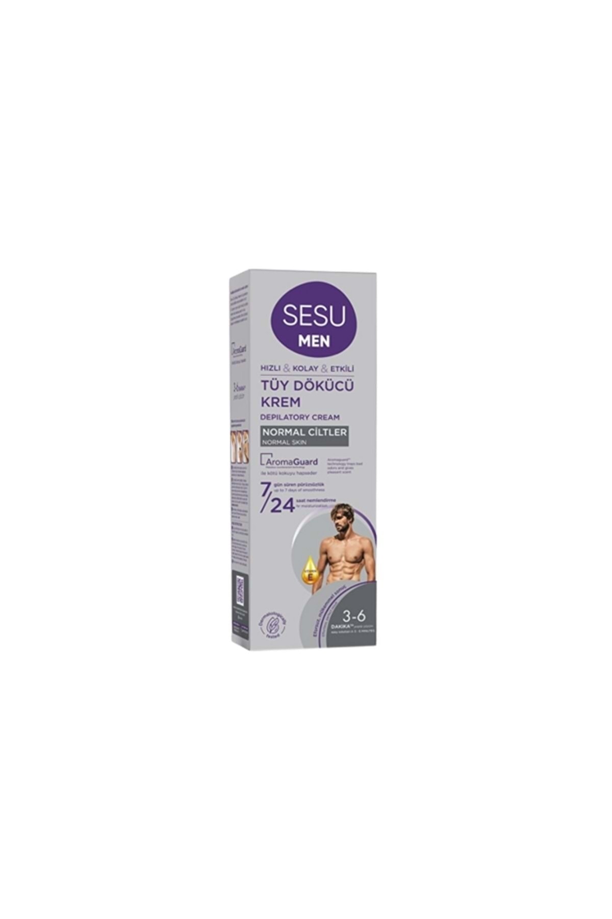 Sesu Erkekler Için Tüy Dökücü Krem Normal Ciltler 100 Ml