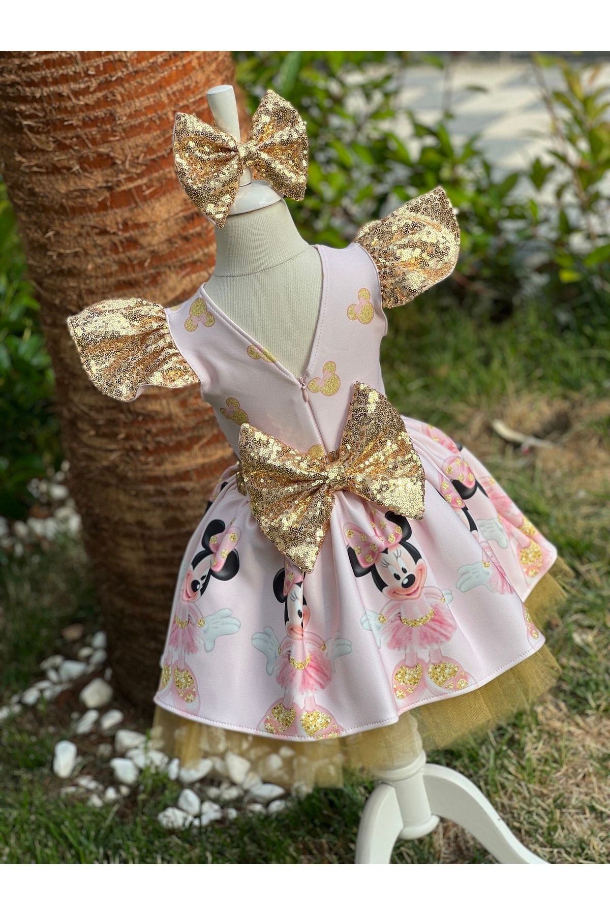 Minnie mouse gold dress on sale