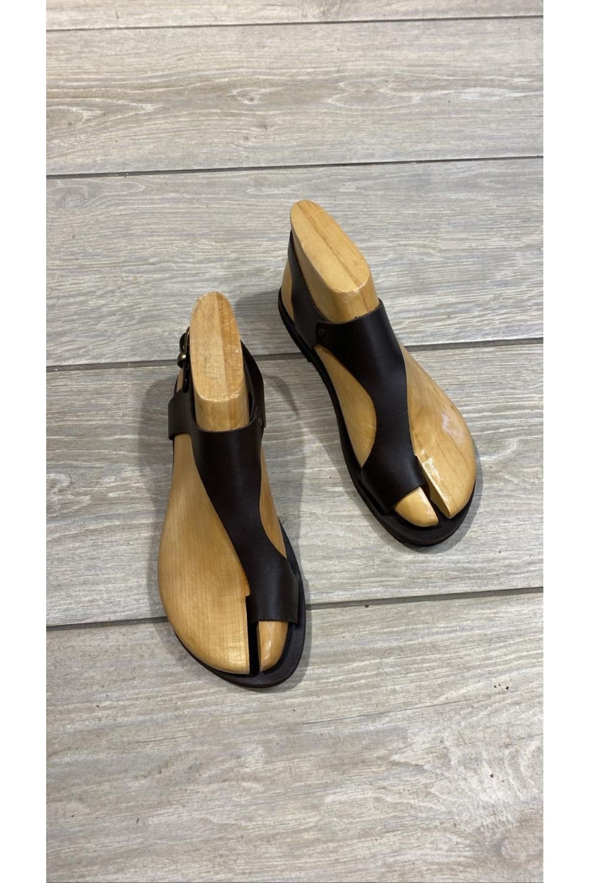 صندل چند رنگ زنانه های قهوه چرمی اصلی M2052 DaphneSandals