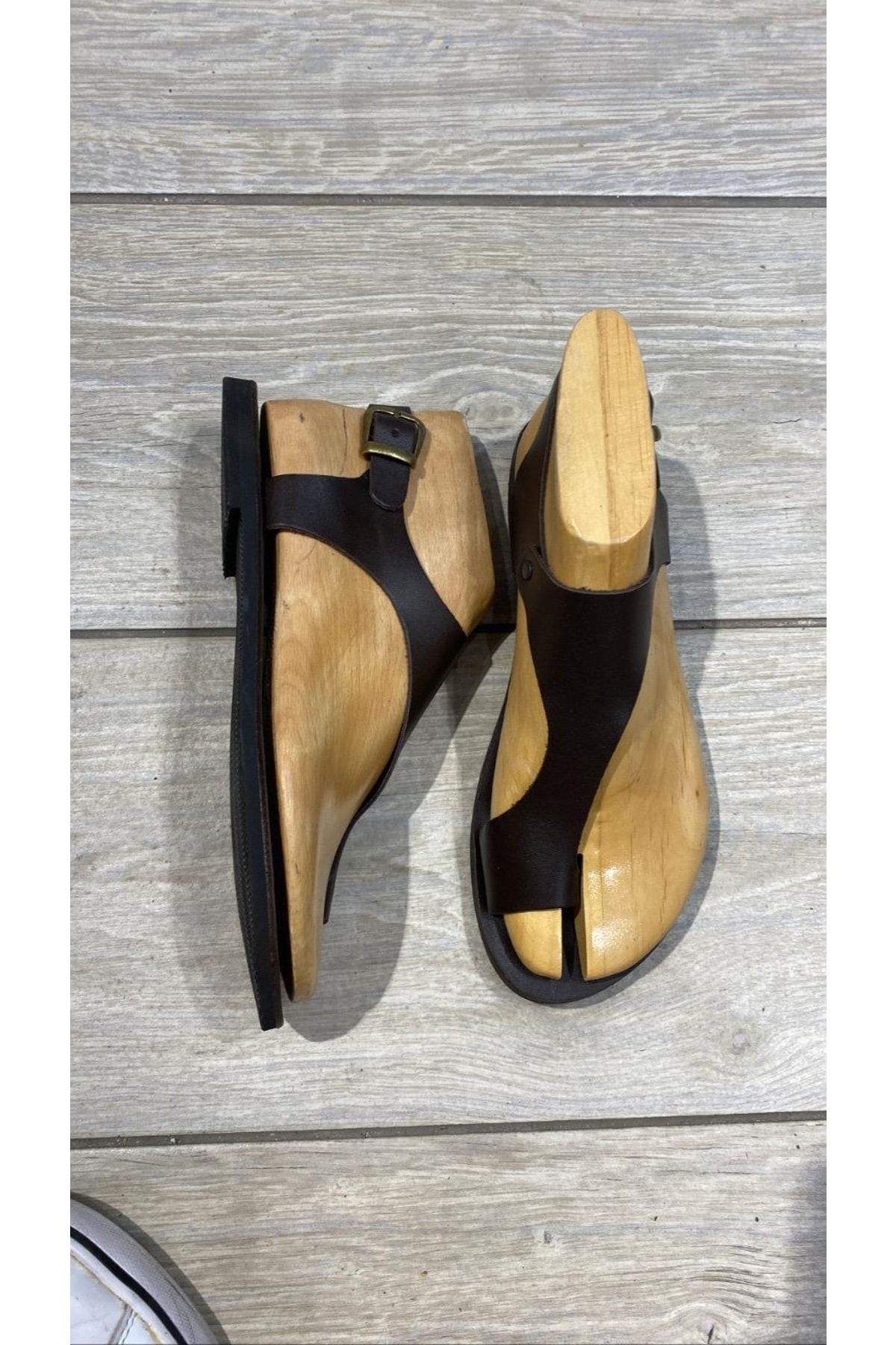 صندل چند رنگ زنانه های قهوه چرمی اصلی M2052 DaphneSandals