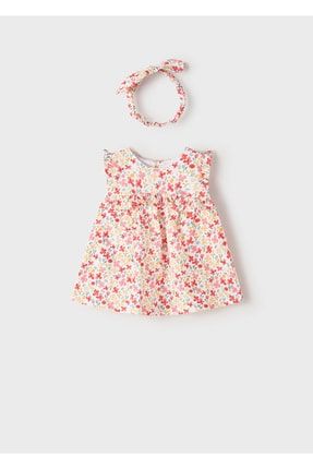 Kız Bebek Yazlık Elbise Bandana 2 Li Set 1857 tmy22.1857