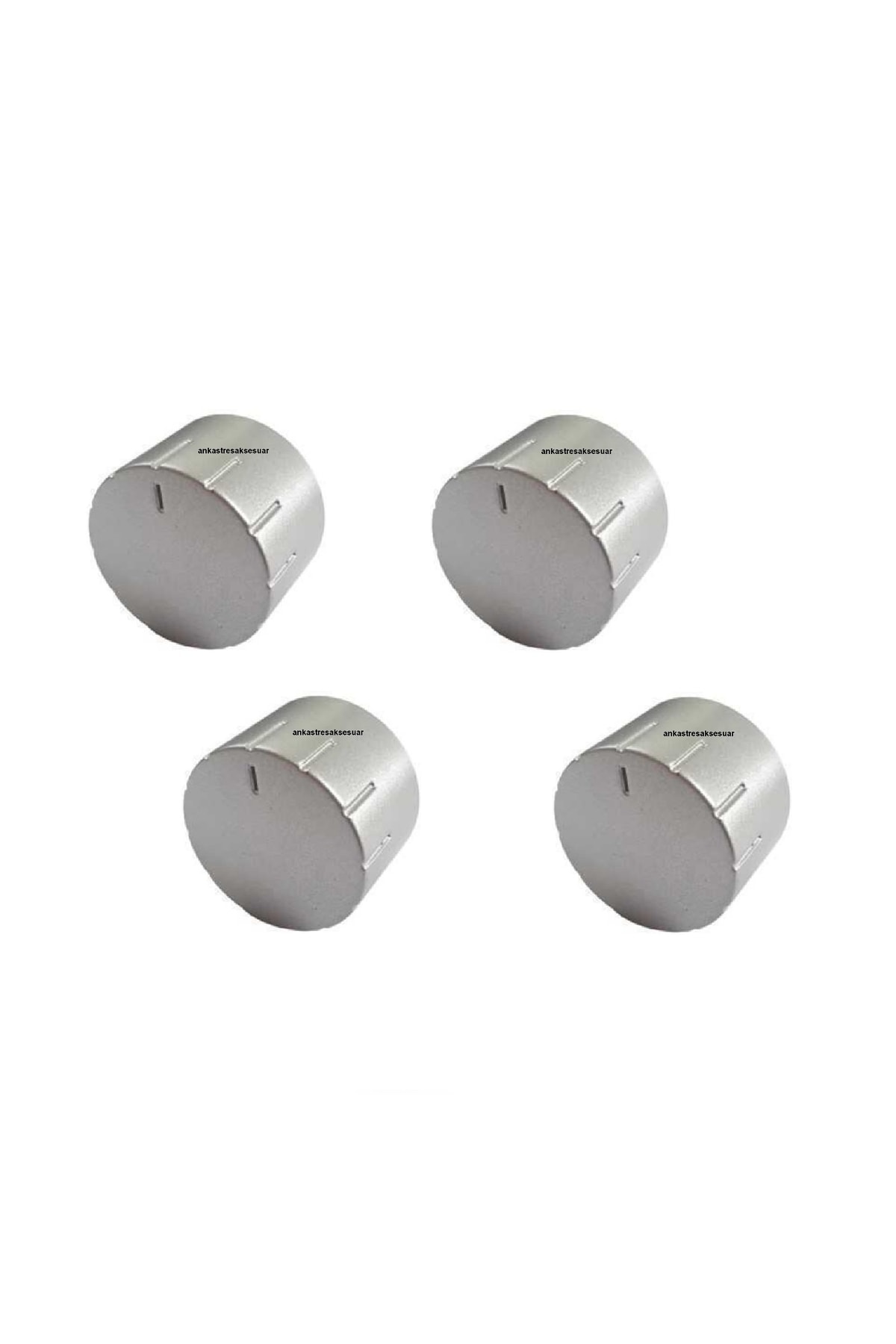 Arçelik Ocak Düğme 4 Adet Yandan Kontrol Düğmesi Gri 150244153