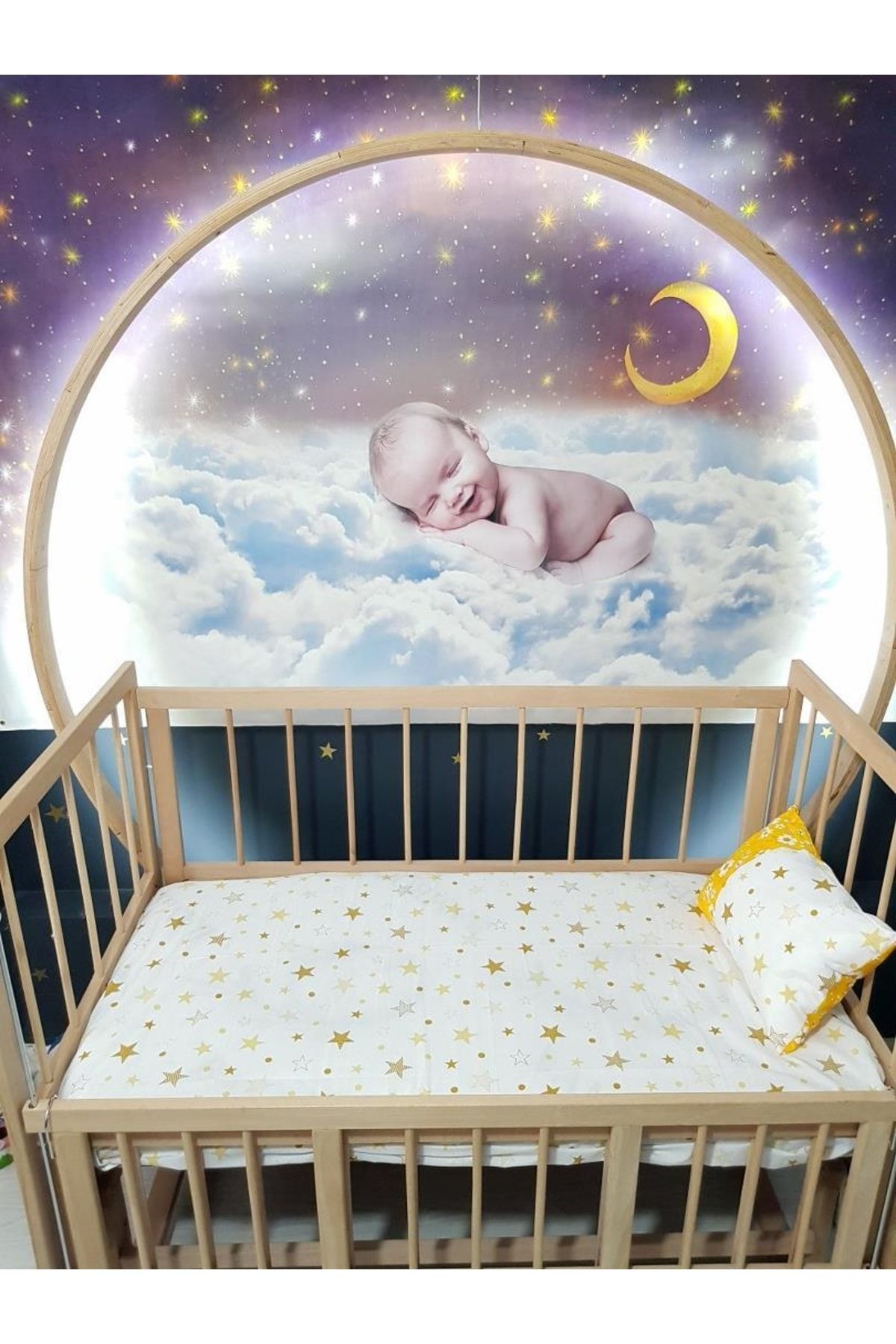 Pillow for baby bed discount