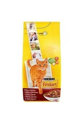 Et, Tavuk Ve Sebzeli Yetişkin Kedi Maması 1,7kg friskies