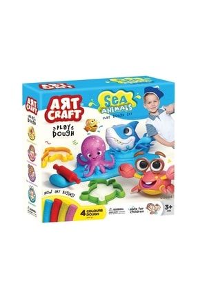 03684 Art Craft Deniz Hayvanları Hamur Set 200 Gr 2561728
