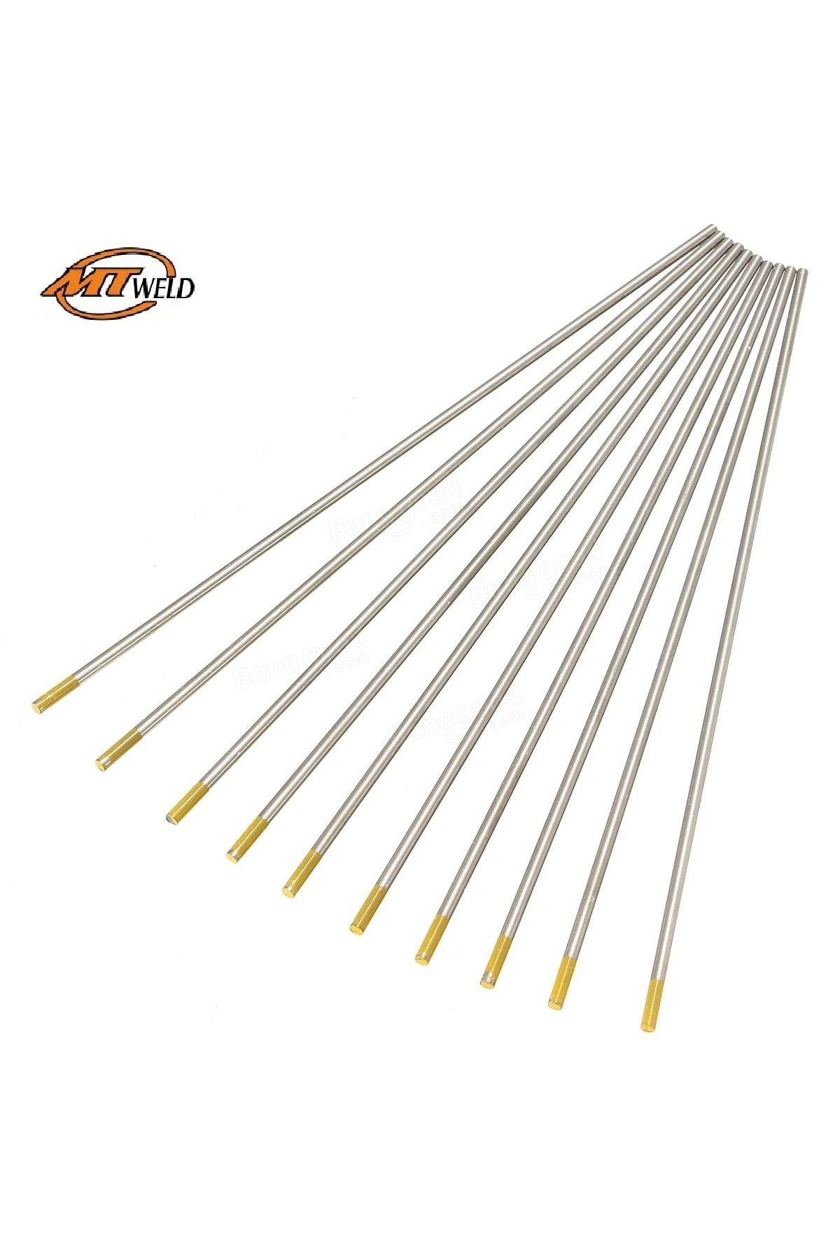 MT Weld Mtweld Tungsten Elektrodu Sarı (gold) 2,40 X 175 Mm (10 Adet)