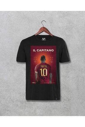 Francesco Totti Roma Kaptan Özel Tasarım Baskılı Unisex Tişört 0722716da160238